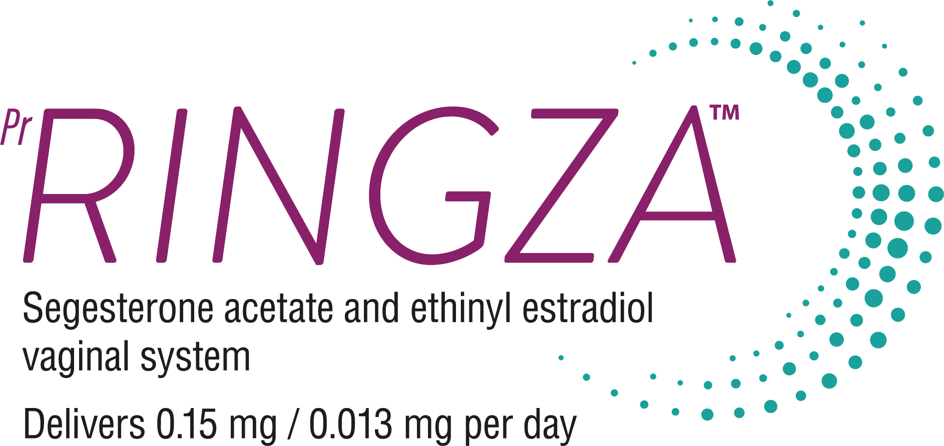 Ringza<sup>&trade;</sup> logo – Ringza<sup>&trade;</sup> Segesterone acetate and ethinylestradiol vaginal system